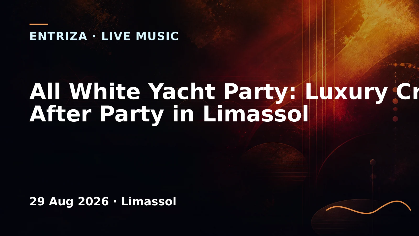 All White Yacht Party: Luxury Cruise & After Party in Limassol, EventOr Cyprus, Limassol