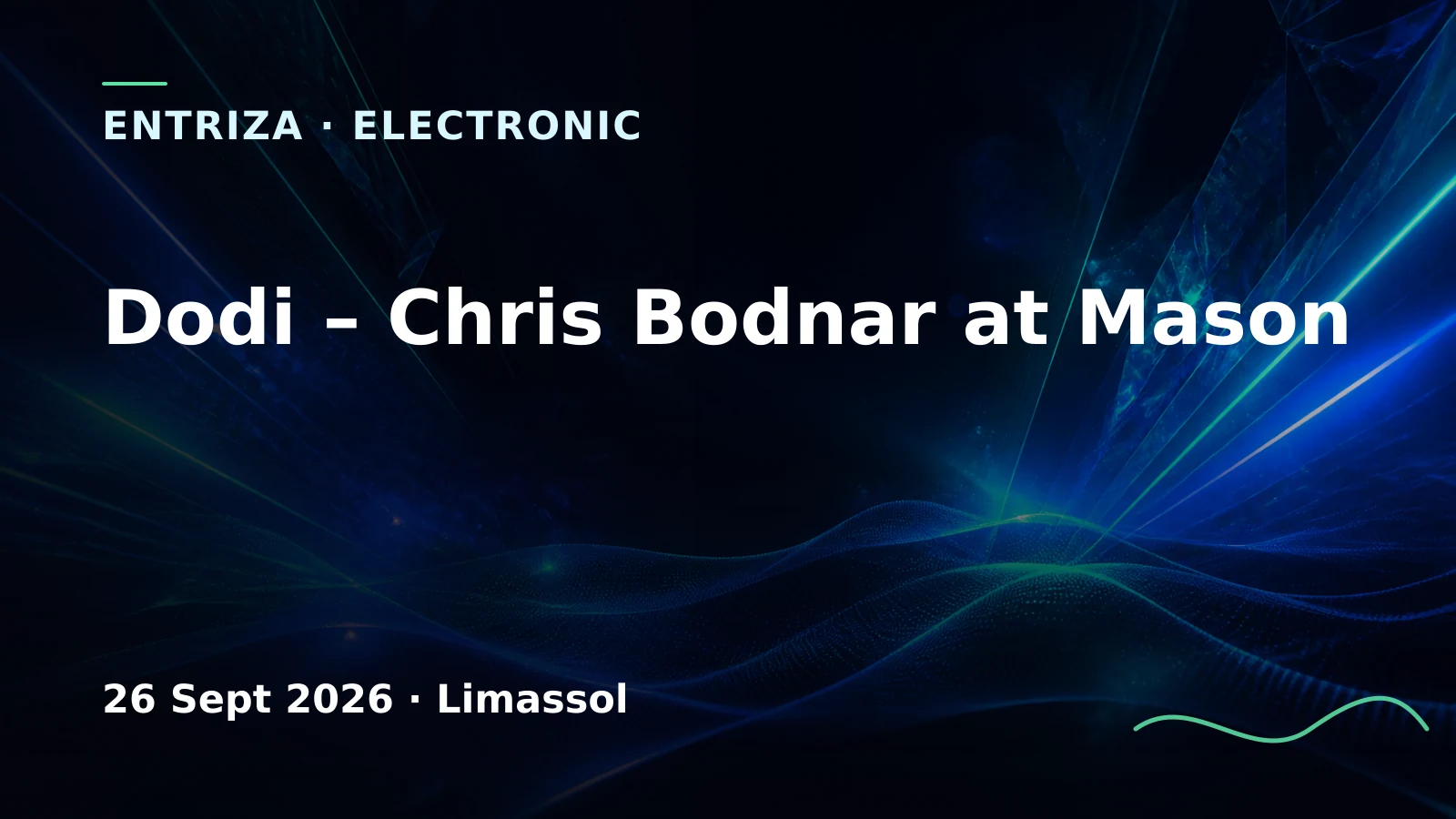Dodi – Chris Bodnar at Mason, Cyprus Underground, Limassol