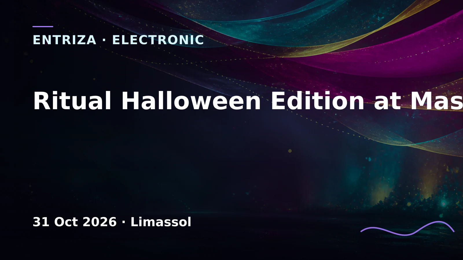 Ritual Halloween Edition at Mason, Cyprus Underground, Limassol
