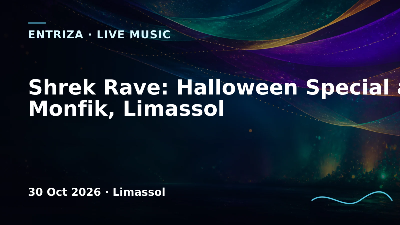 Shrek Rave: Halloween Special at Monfik, Limassol, EventOr Cyprus, Limassol