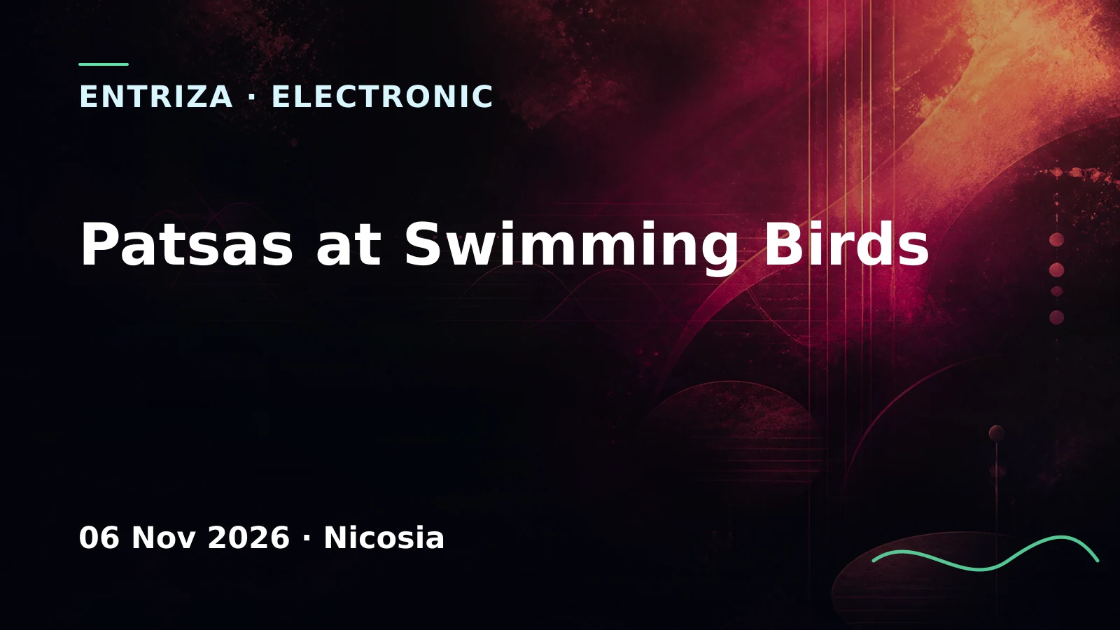 Redaktionelle Entriza-Grafik für Patsas at Swimming Birds in Nikosia