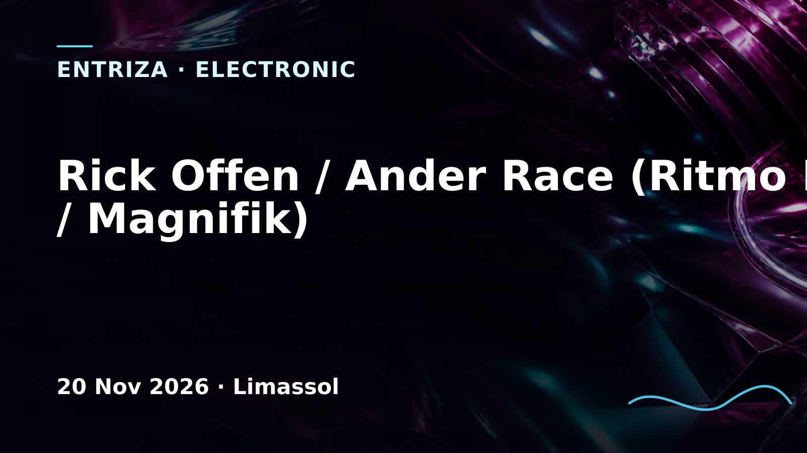 Rick Offen / Ander Race (Ritmo Futuro / Magnifik), Cyprus Underground, Limassol