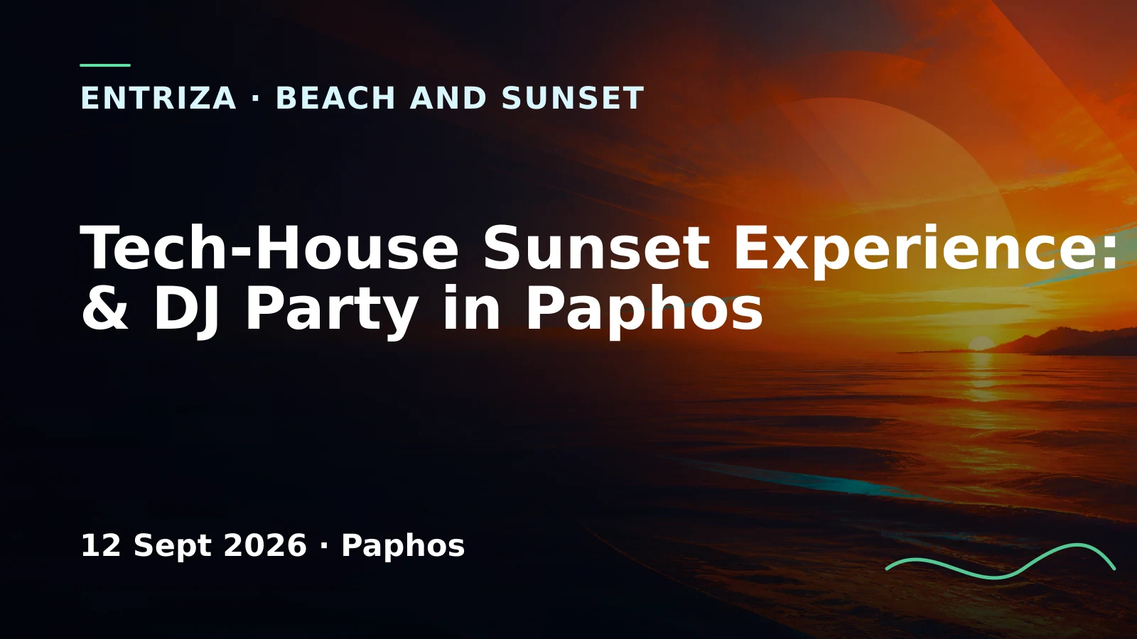 Tech-House Sunset Experience: Pilates & DJ Party in Paphos, EventOr Cyprus, Paphos